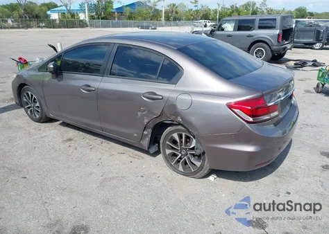 2014 Honda Civic Ex from USA, damaged, VIN 19XFB2F80EE047489